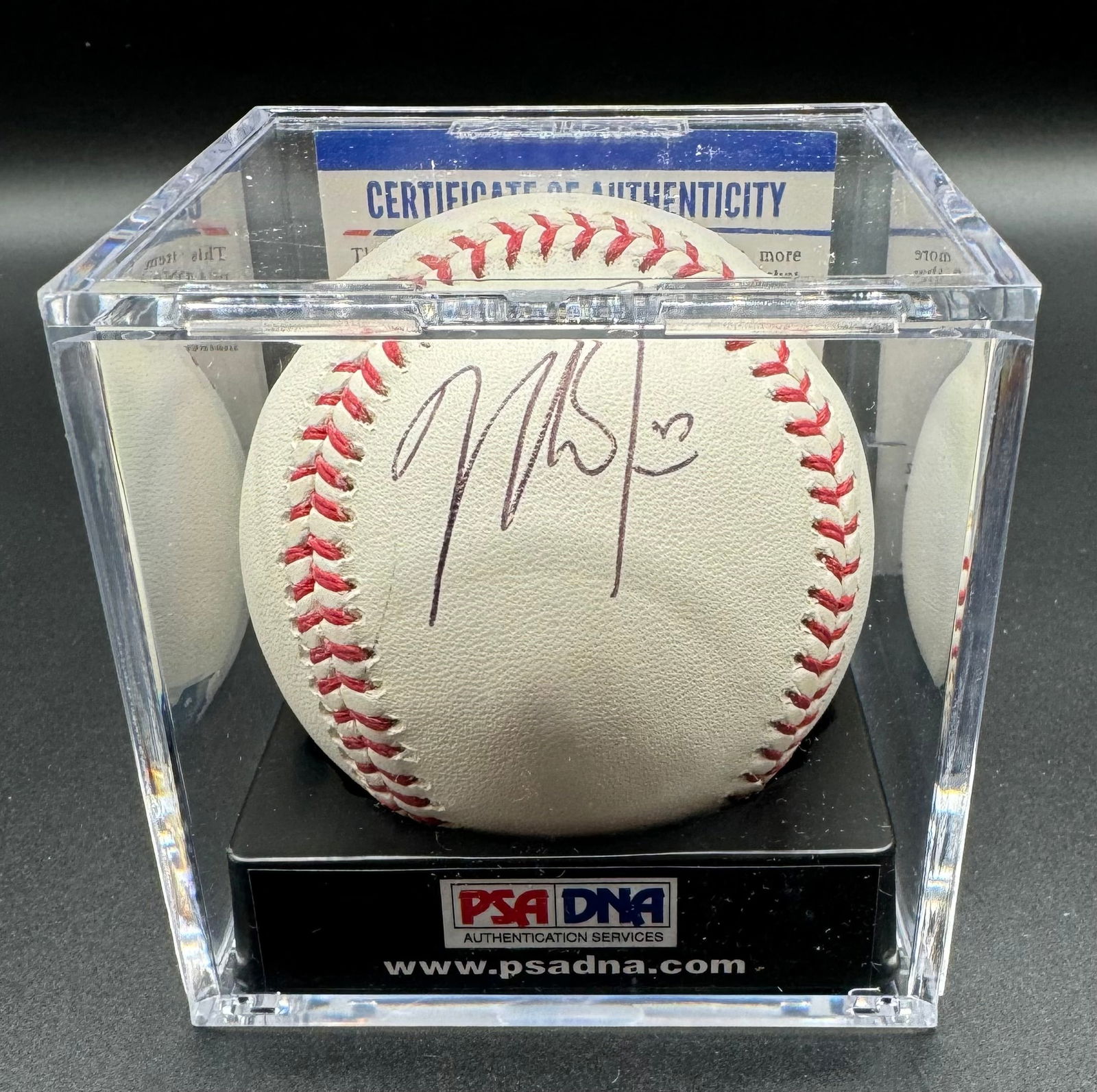 Mike Trout Autographed Signed Baseball PSA DNA (1 of 1)