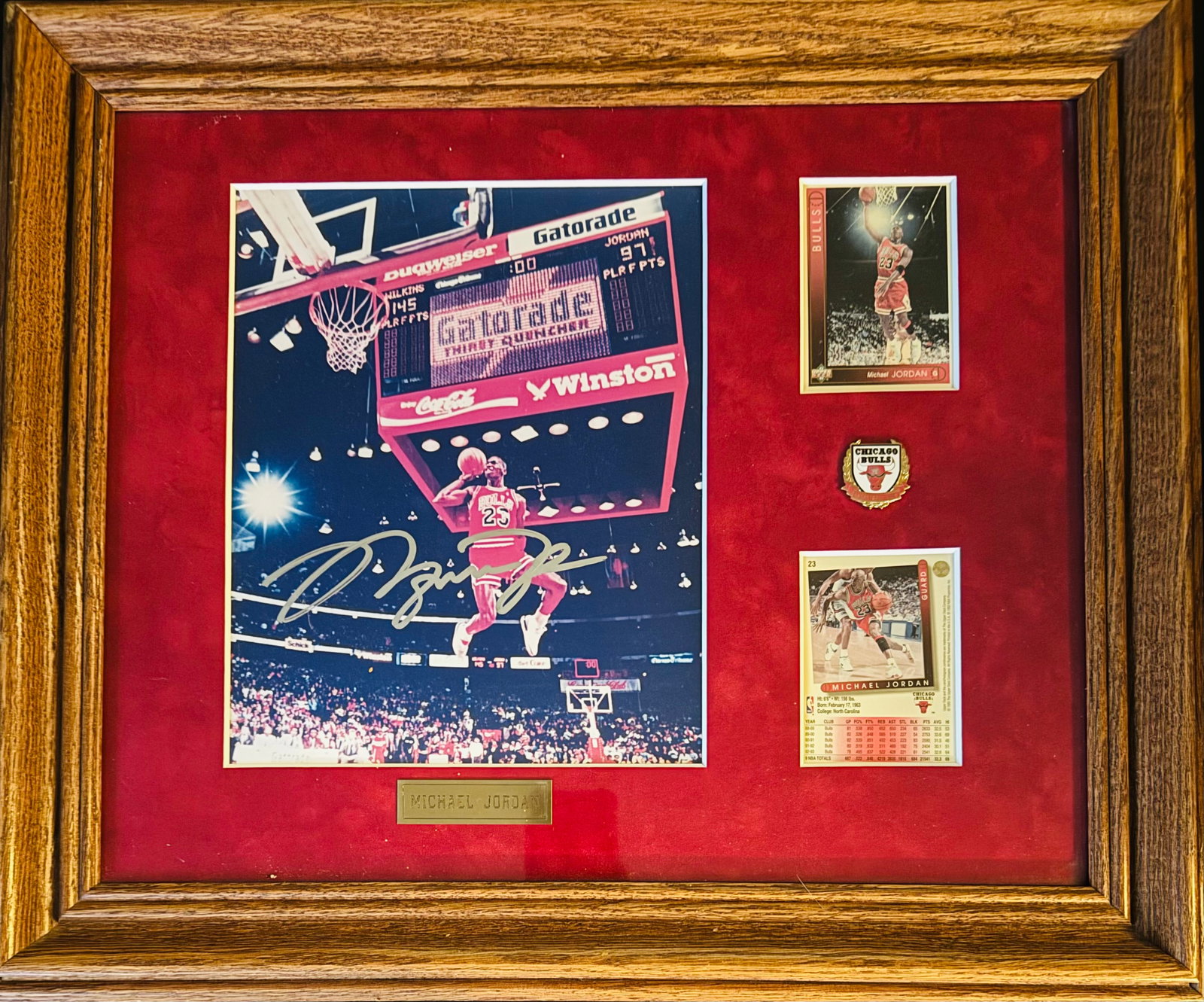 Michael Jordan Photo Autographed Signed COA (1 of 3)