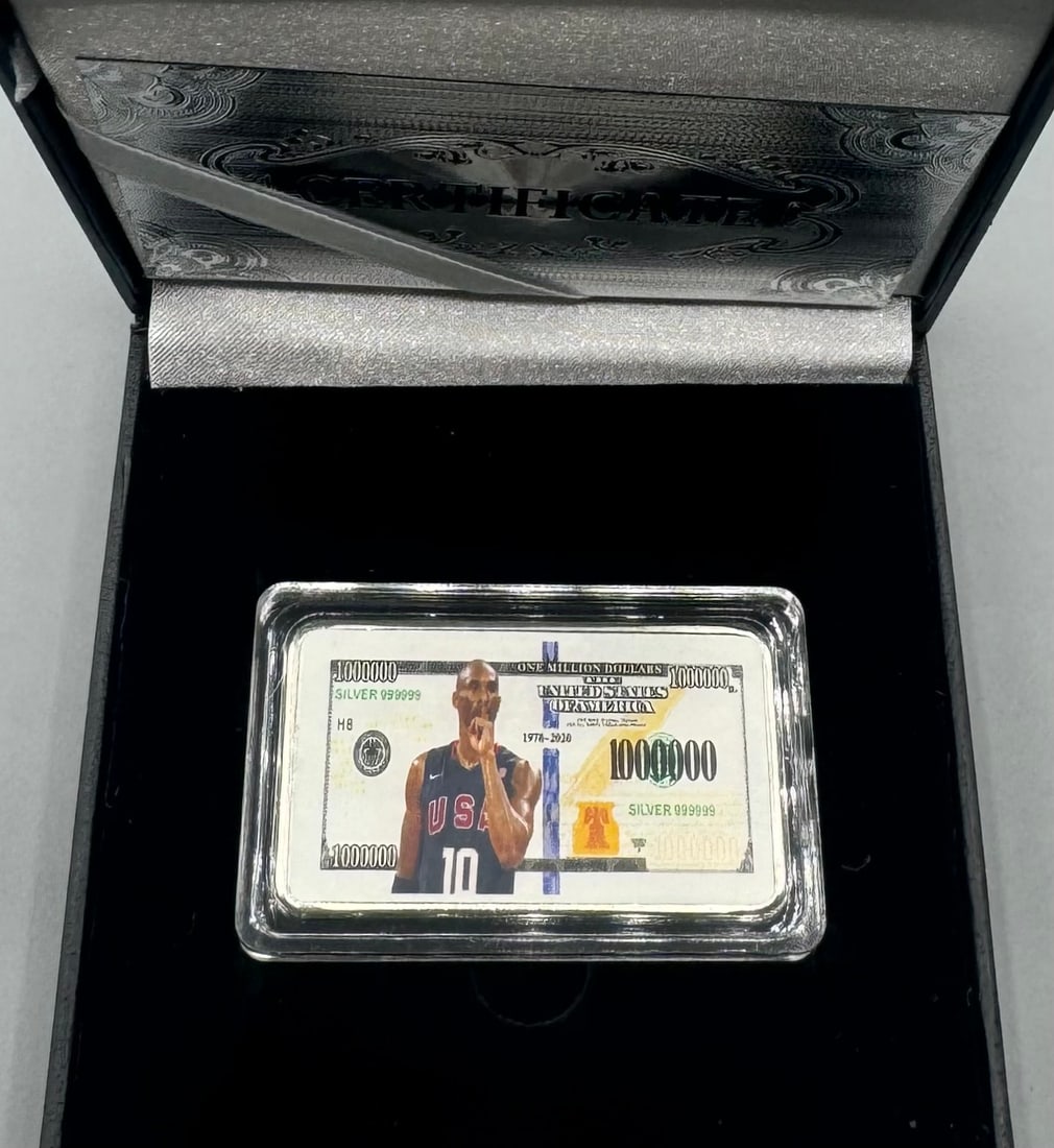 Kobe Bryant Silver Bar (1 of 1)