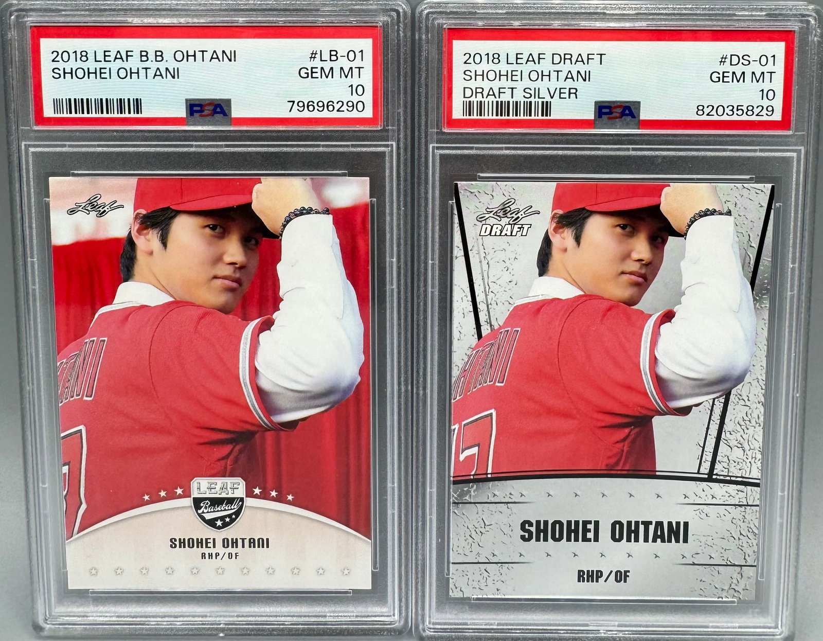 Shohe Ohtani Rookie Silver Cards (1 of 2)