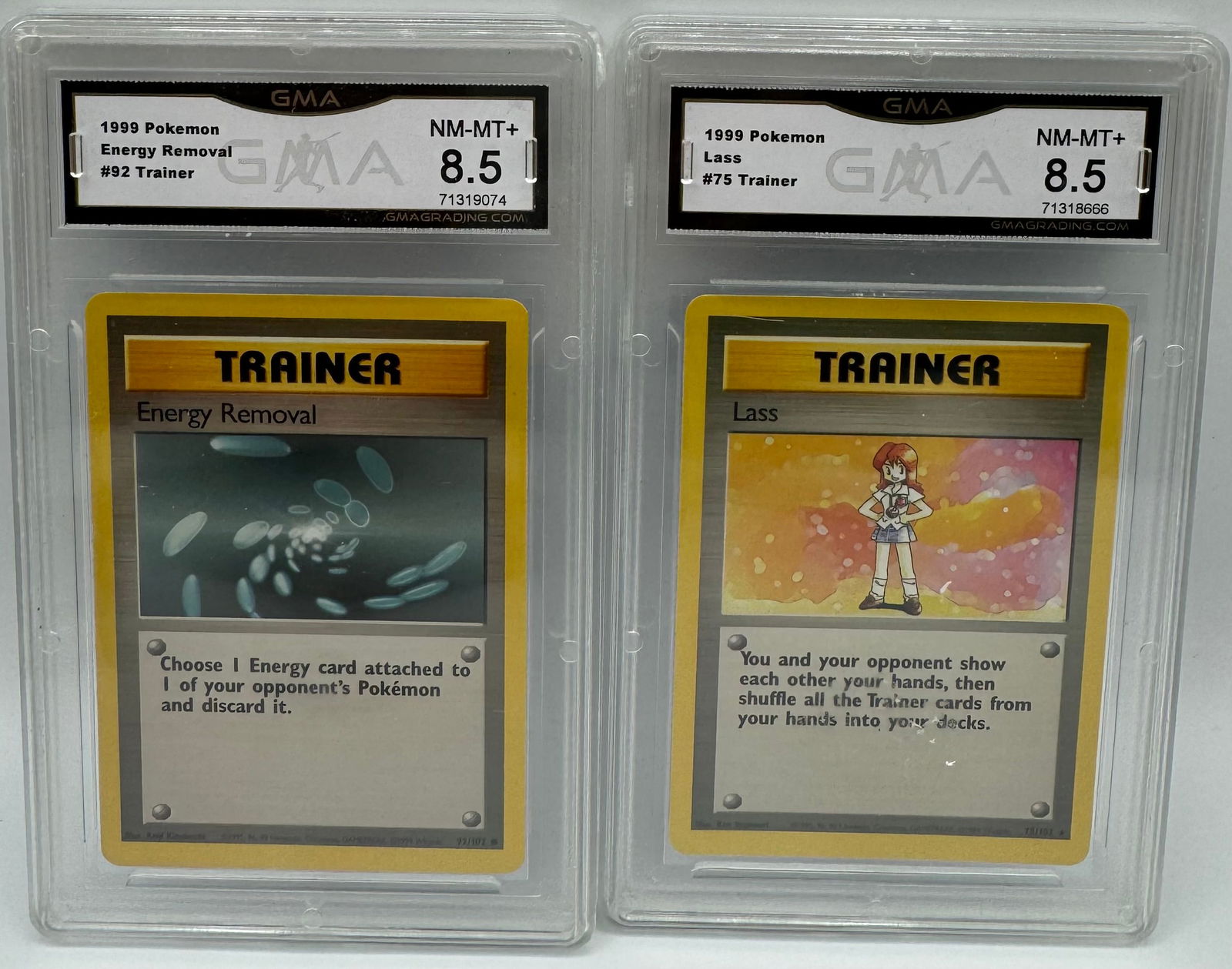 1999 Trainer Pokemon Cards (1 of 2)