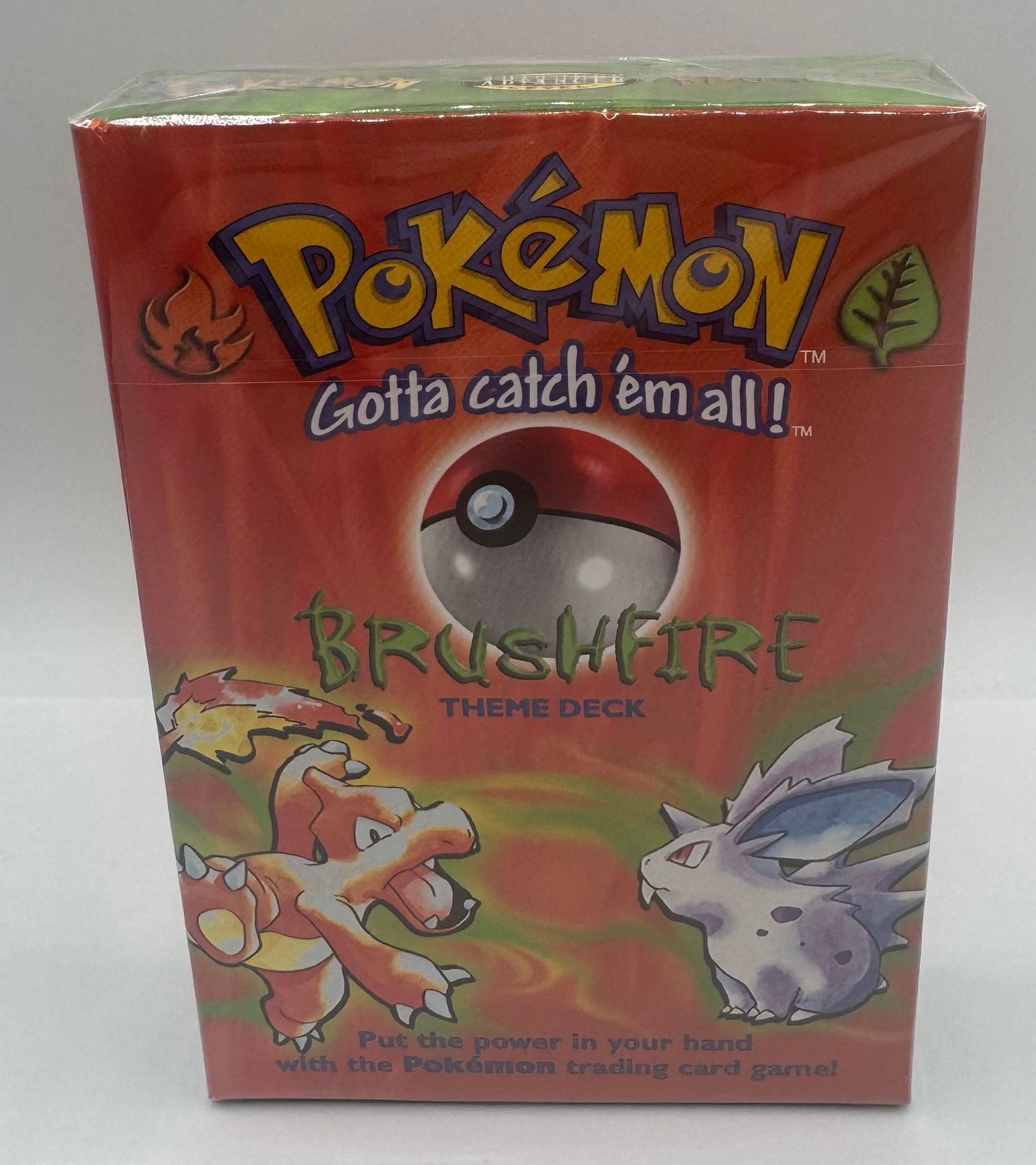 Sealed 1999 Brushfire Pokemon Them Deck Box (1 of 2)