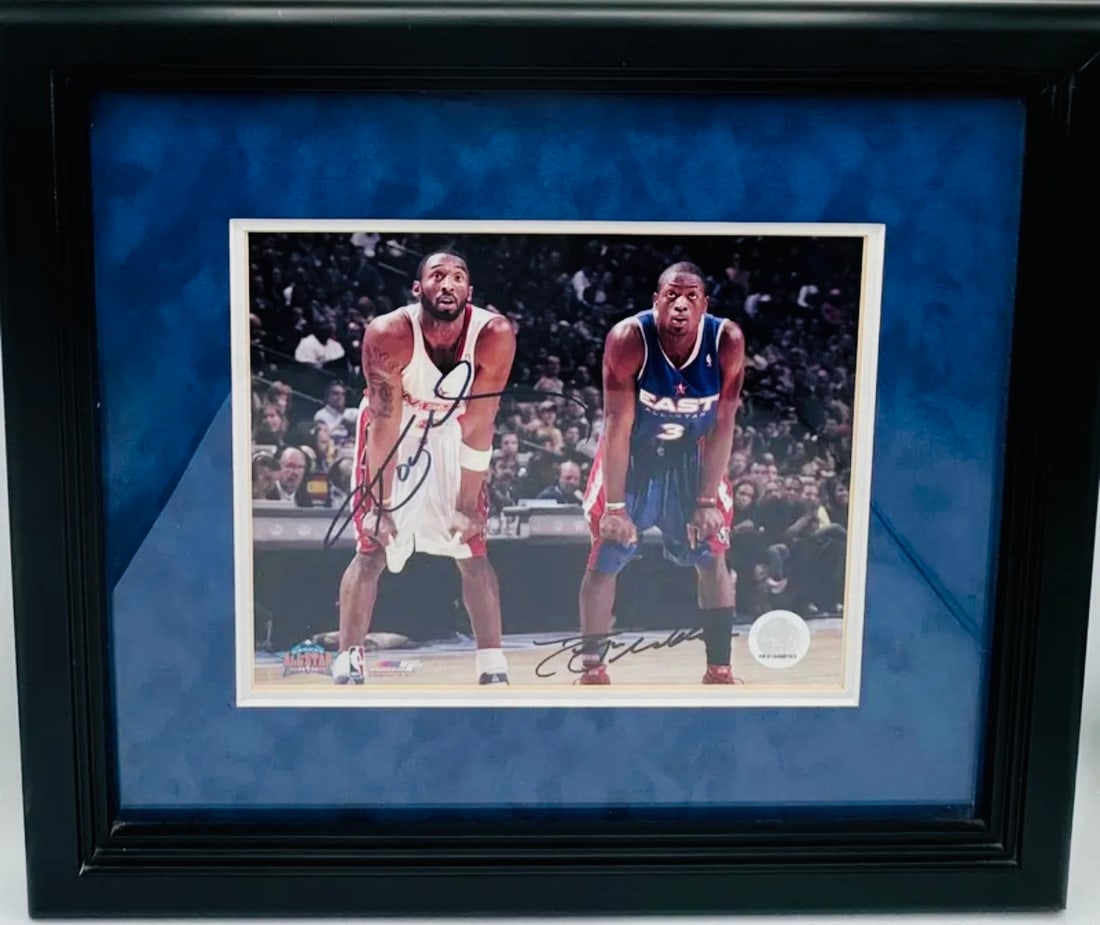 Kobe Bryant And Dwayne Wade Photo Autographed Signed COA (1 of 5)