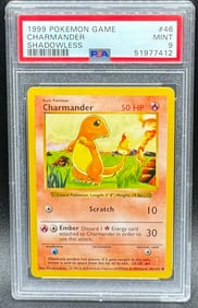 1999 Charmander Pokemon PSA Card