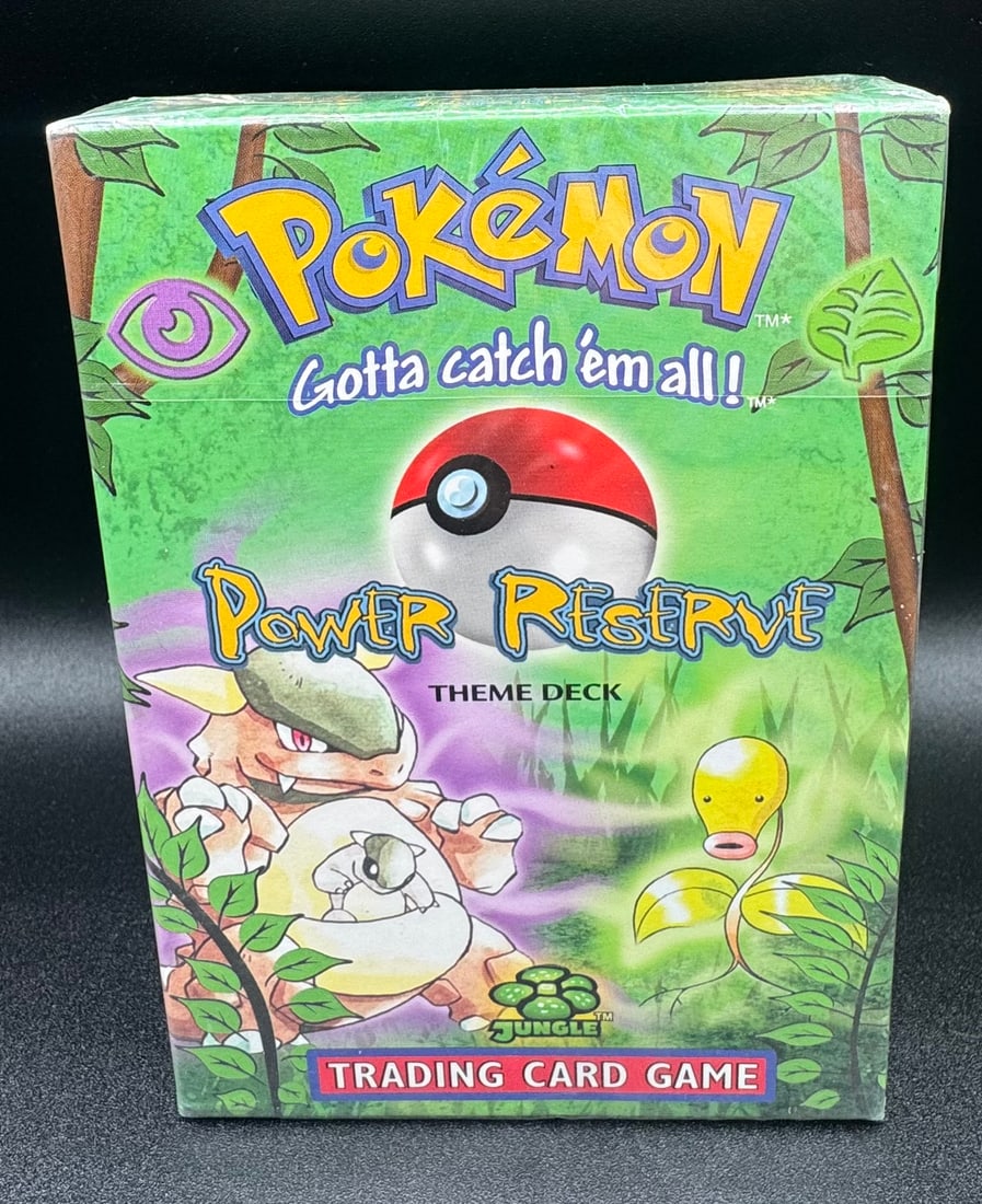 Sealed 1999 Power Resever Pokemon Theme deck (1 of 2)