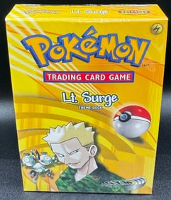 Sealed Lt. SURGE Gym Heroes Pokemon Theme Deck