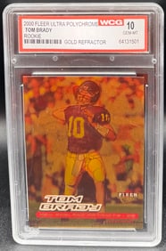 Tom Brady Gold Refractor Rookie