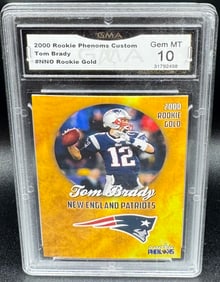Tom Brady Rookie Gold