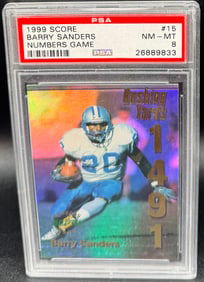 1999 Barry Sanders Number Games /1491