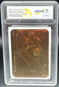 Michael Jordan Rookie Sticker