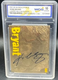 Kobe Bryant Low Number Signature Edition Card