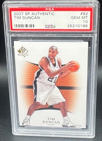 Tim Duncan Card