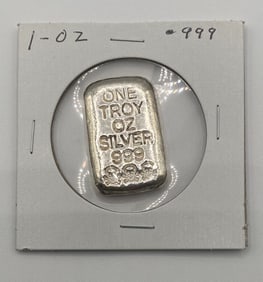 One Oz Troy Silver bar