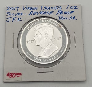 John Kennedy One Dollar Silver Coin