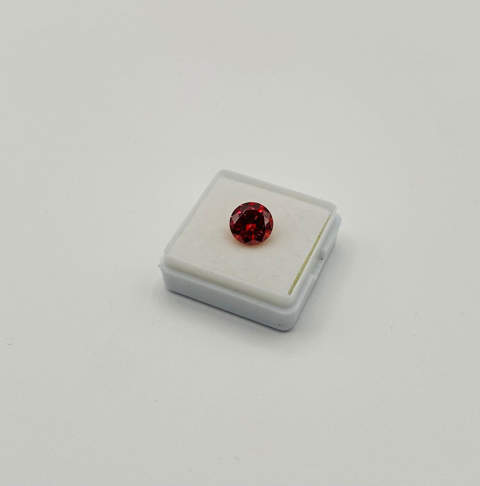 Red VVS Moissanite (1 of 2)