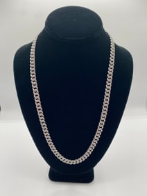 Cuban VVS Moissanite Necklace
