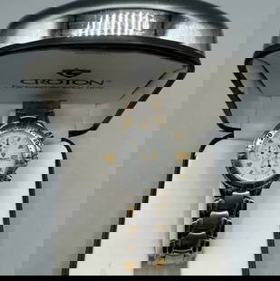Croton Chronomaster Watch: Croton Chronomaster Watch And Its box