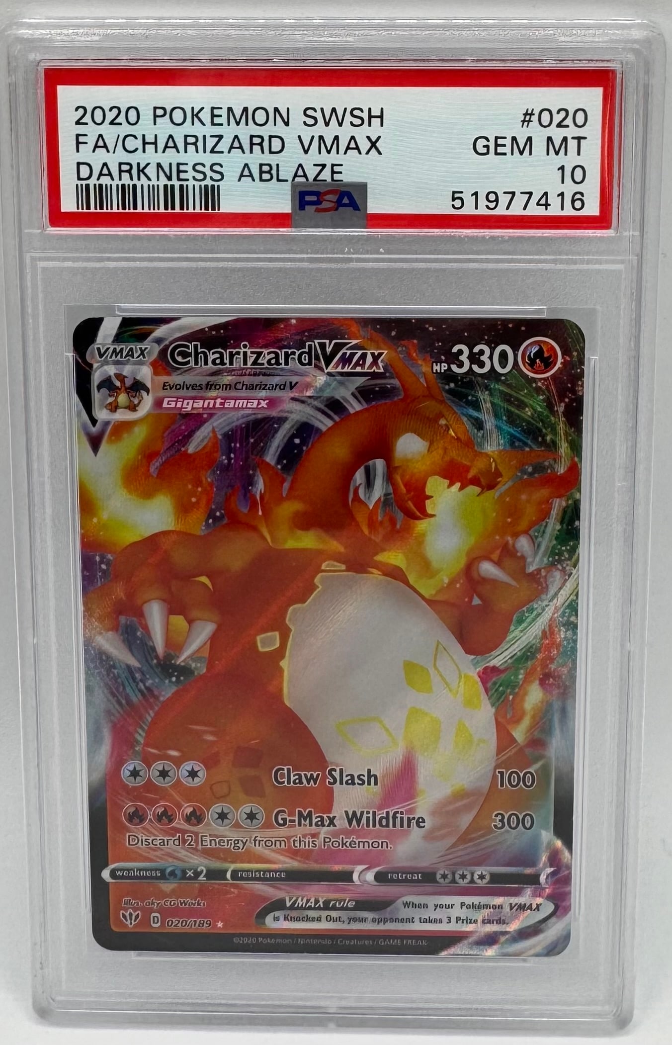 Charizard Darkness Ablaze Pokemon Card (1 of 2)