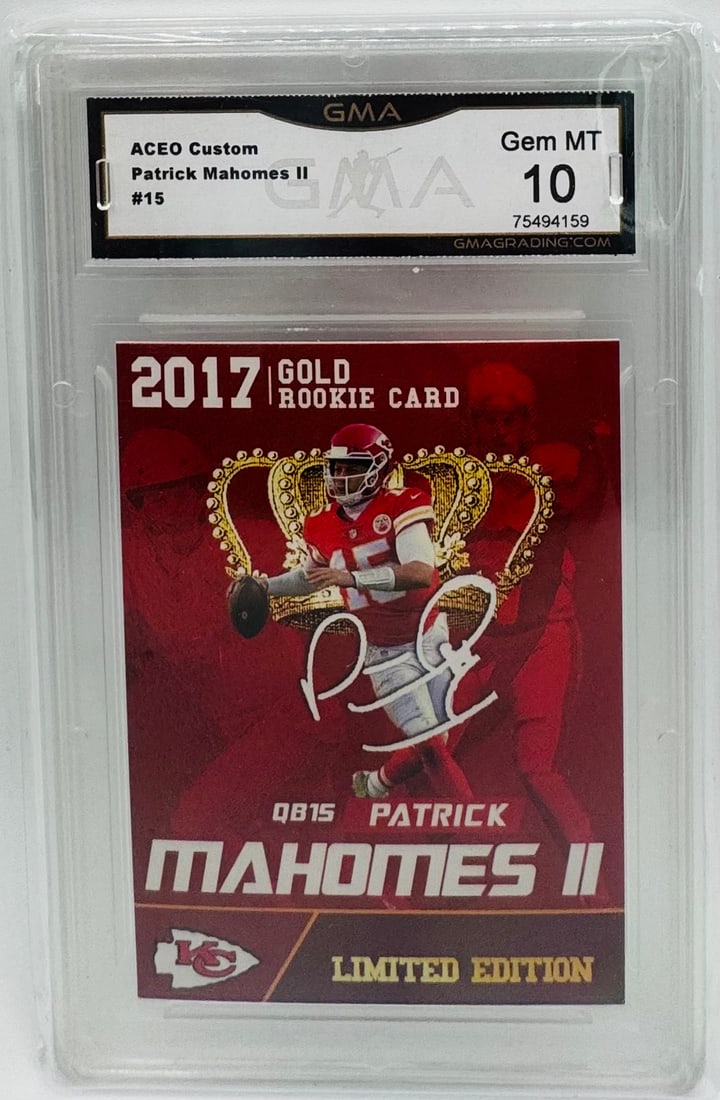 2017 Gold Patrick Mahomes Rookie (1 of 2)