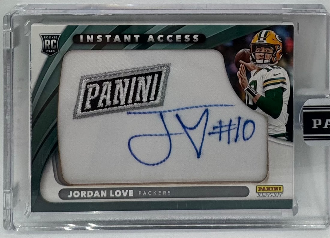 Jordan Love Rookie Patch Auto /5 (1 of 2)