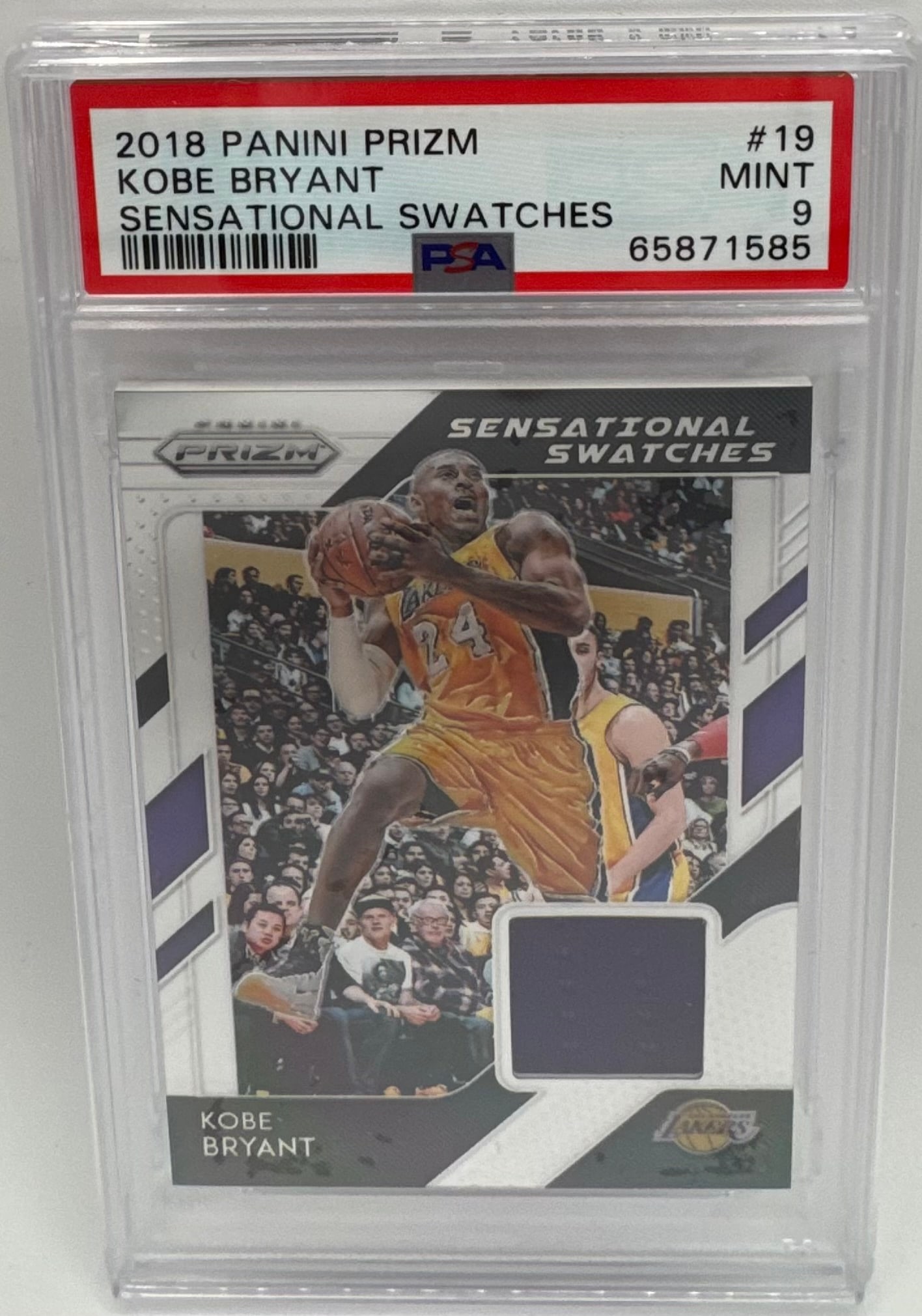 Kobe Bryant Game Used Patch (1 of 2)