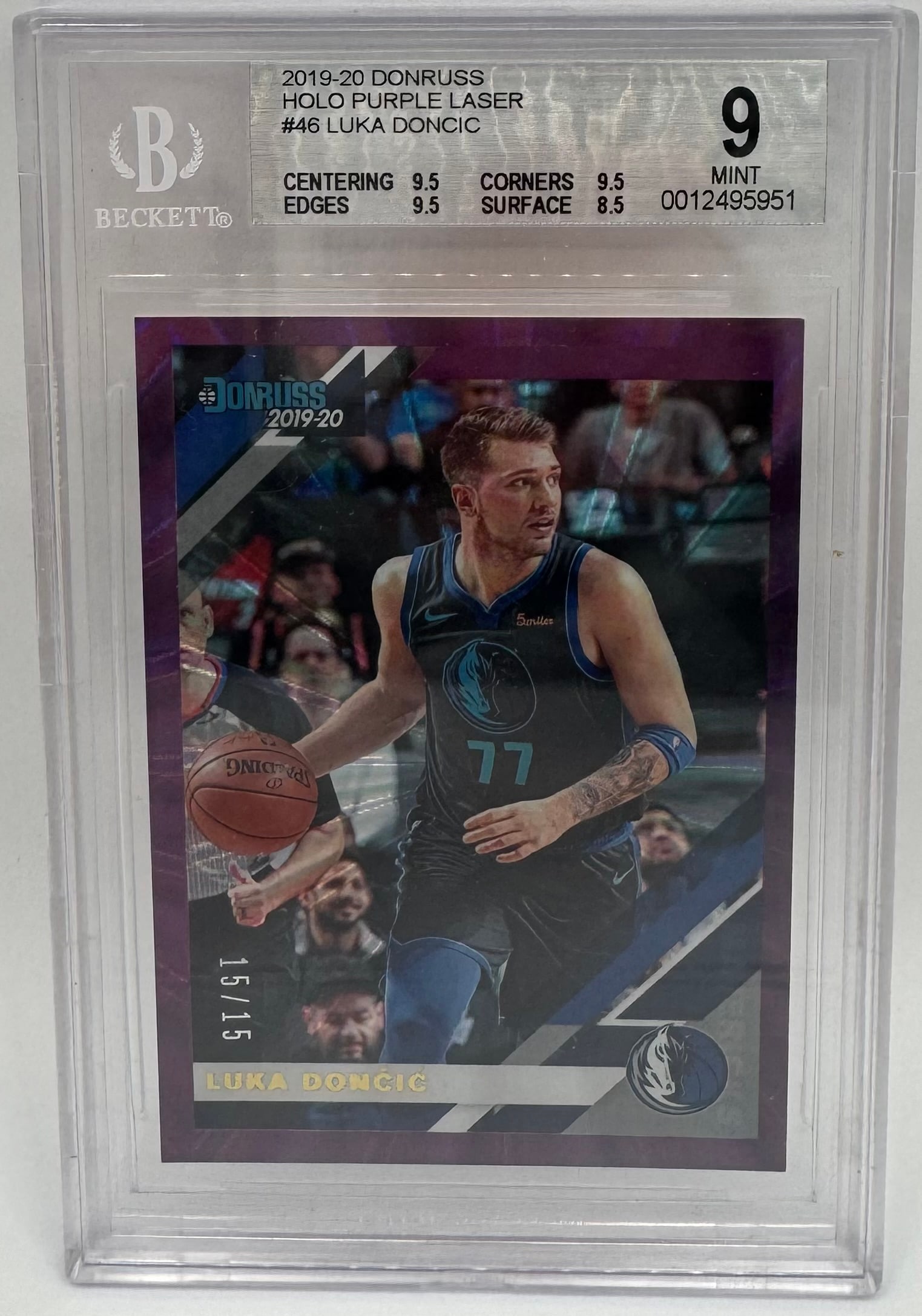 Luka Doncic Holo Purple /15 (1 of 2)