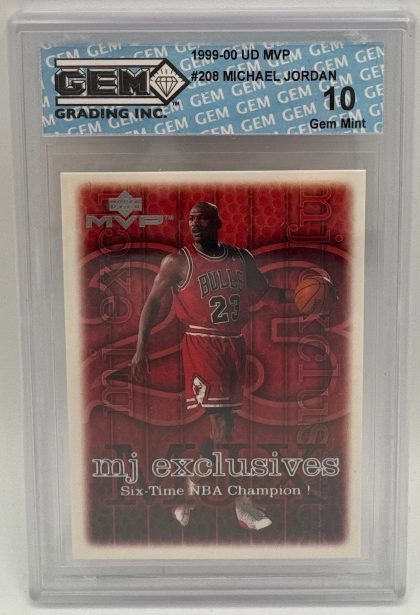 Michael Jordan MVP Card (1 of 2)
