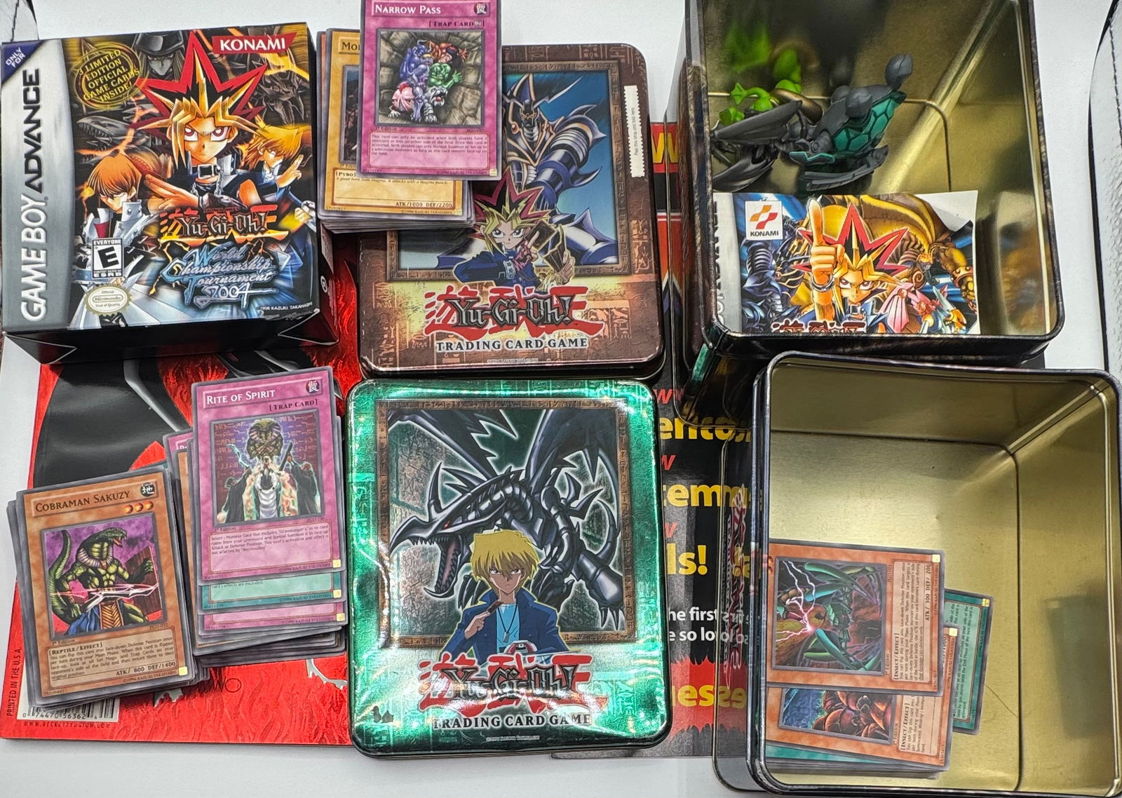 YU GI OH 1st Edition Cards, Poster, YuGIOh Vintage Tin & More (1 of 3)