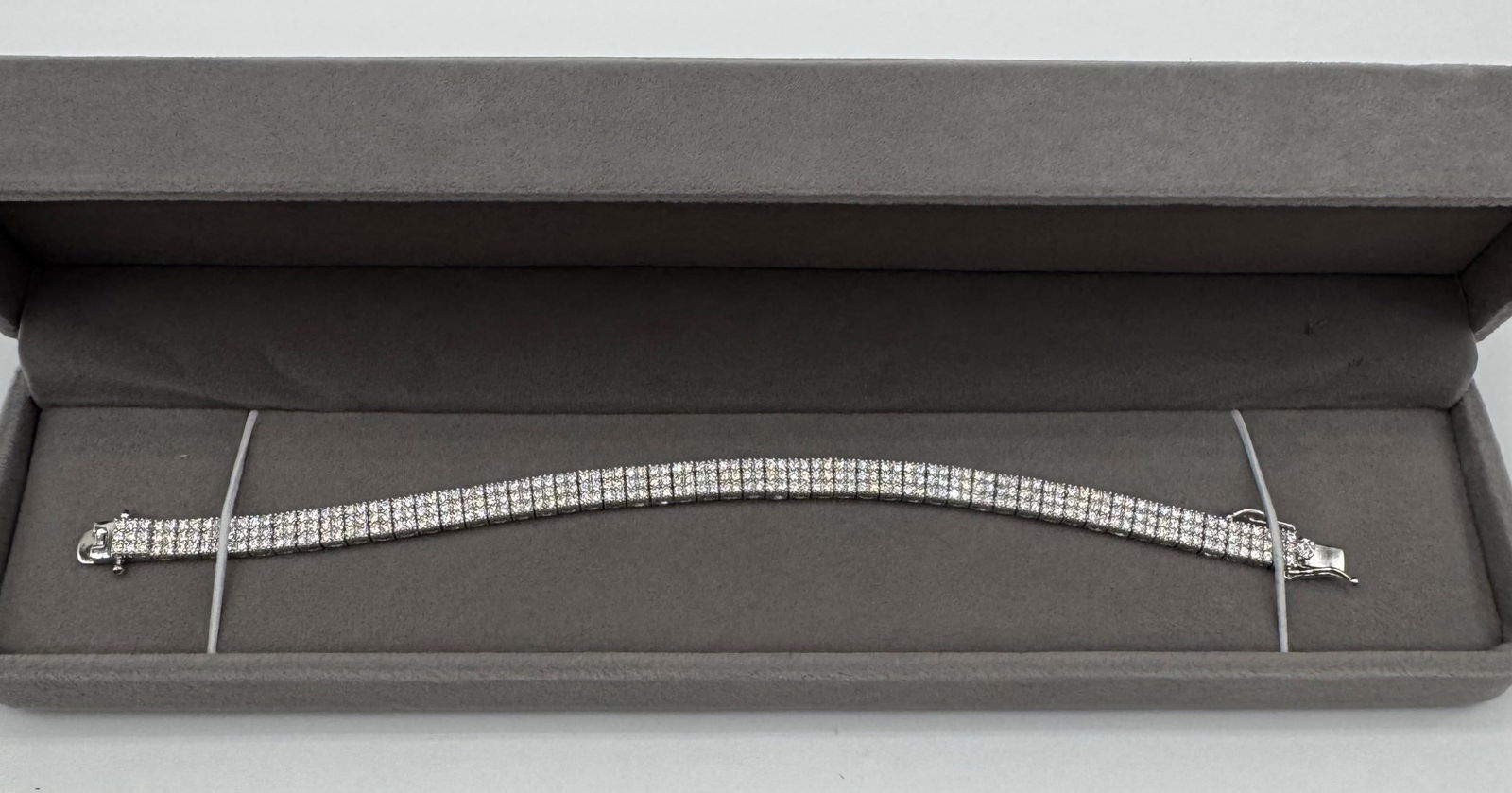 Double Tennis VVS Bracelet (1 of 3)