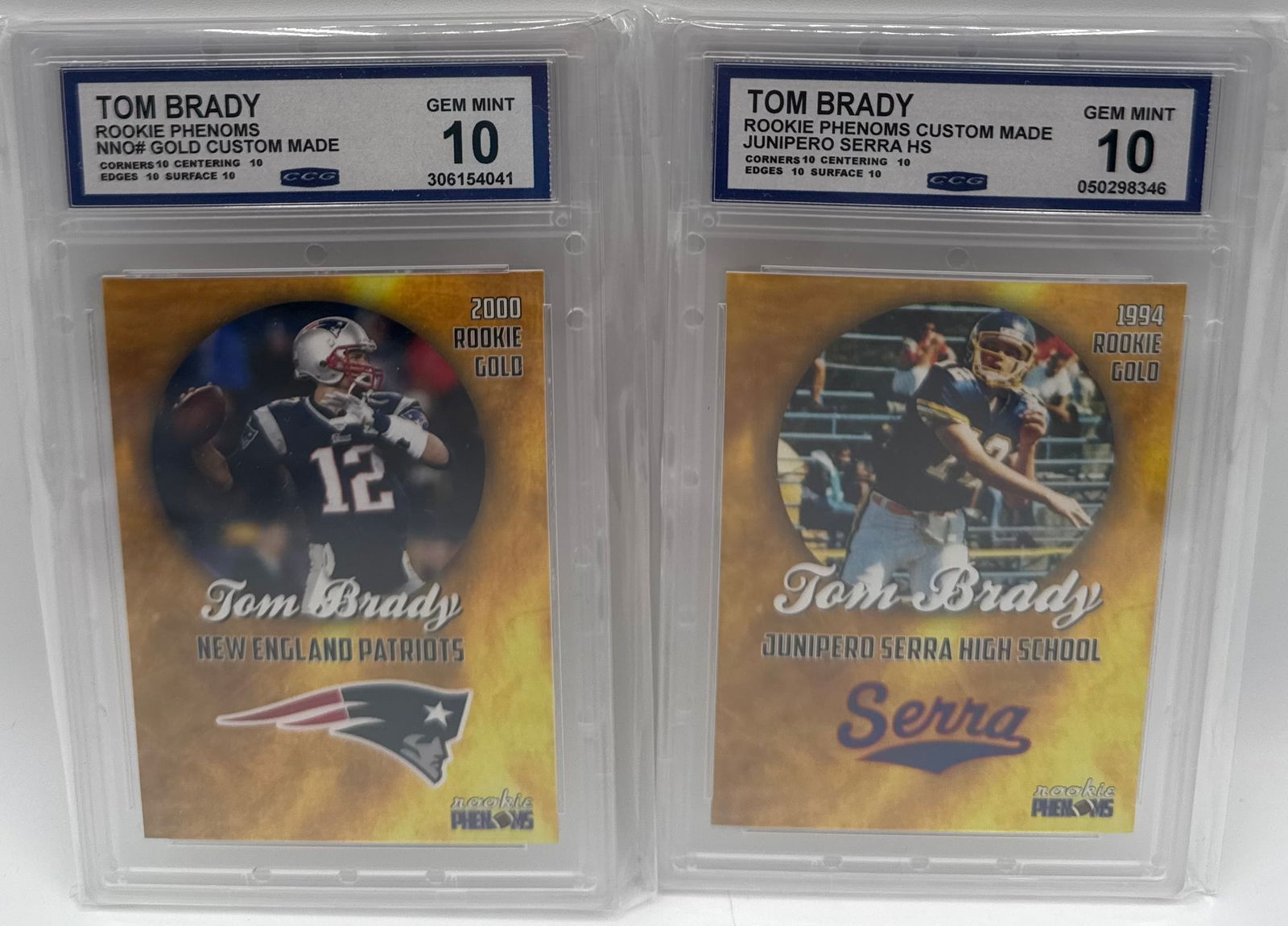 Tom Brady Rookie Cards (1 of 2)