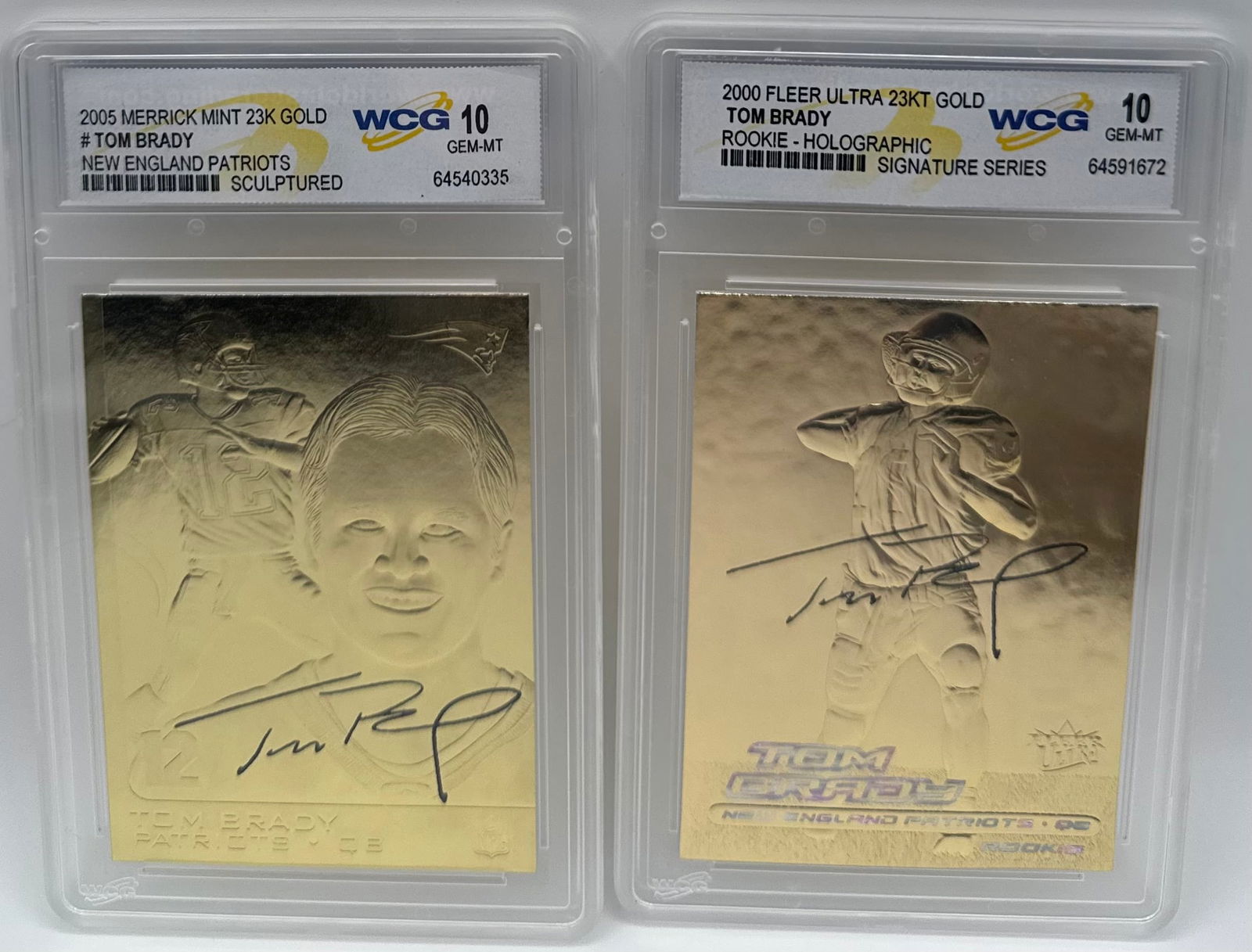 Tom Brady Rookie Signature Edition Cards (1 of 2)