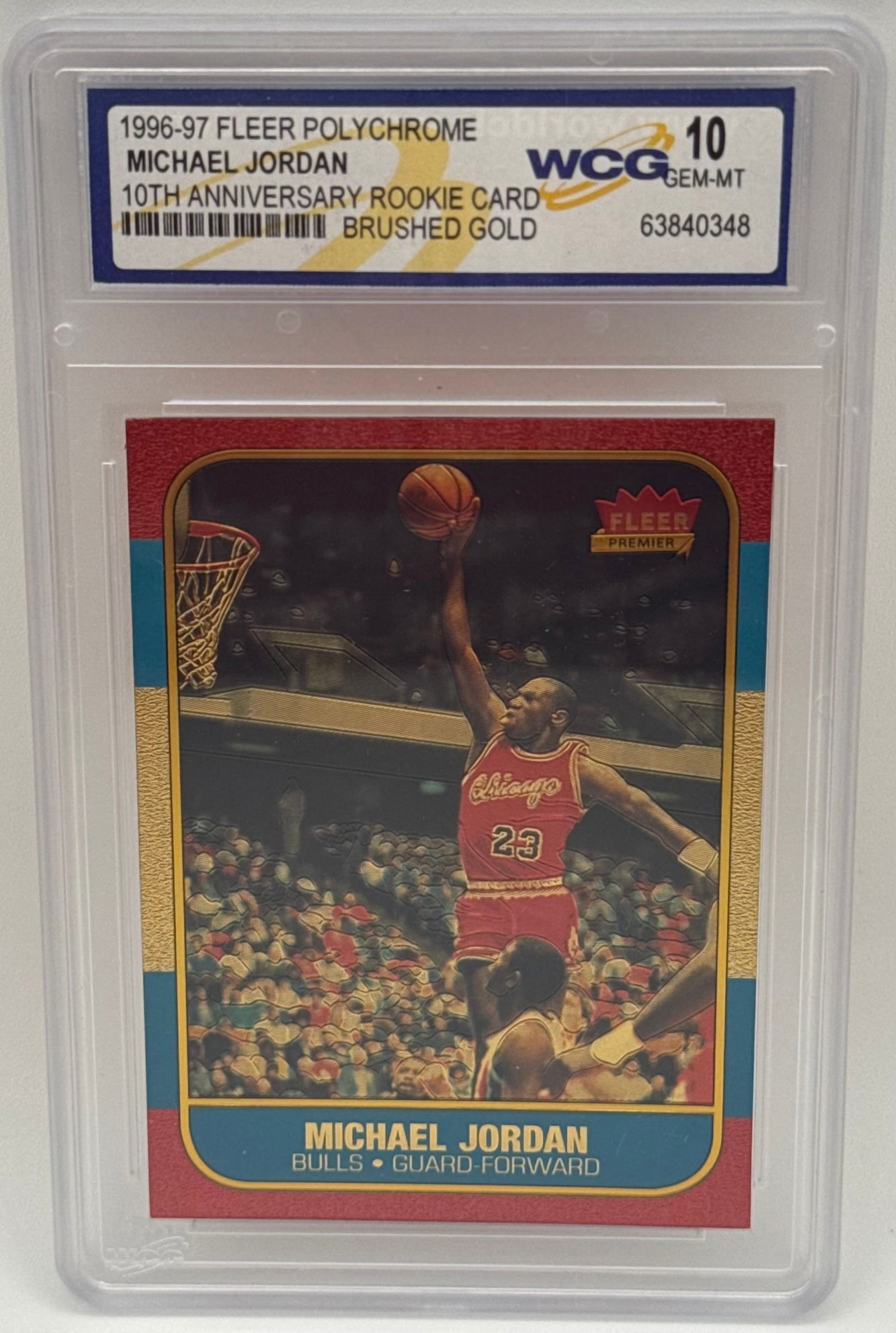 Michael Jordan 10th Anniversary Rookie Card (1 of 2)