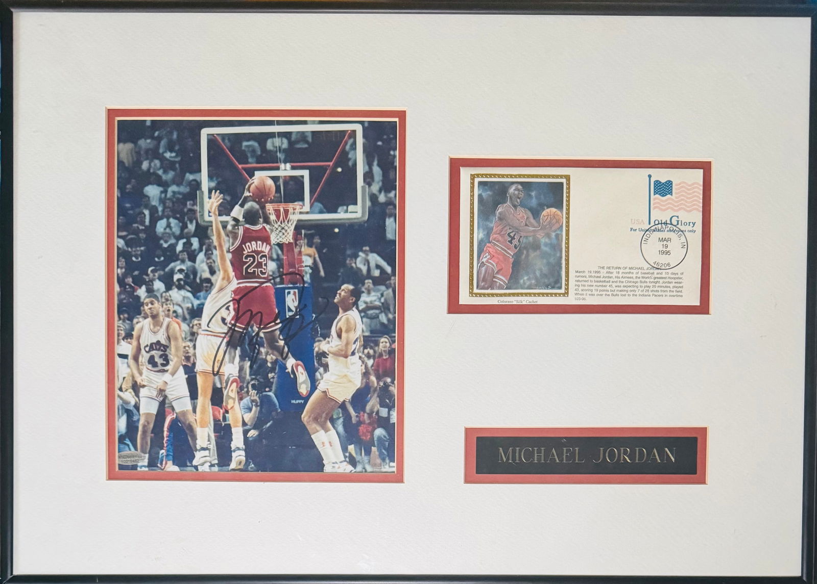 Michael Jordan Photo Autographed Signed COA (1 of 5)