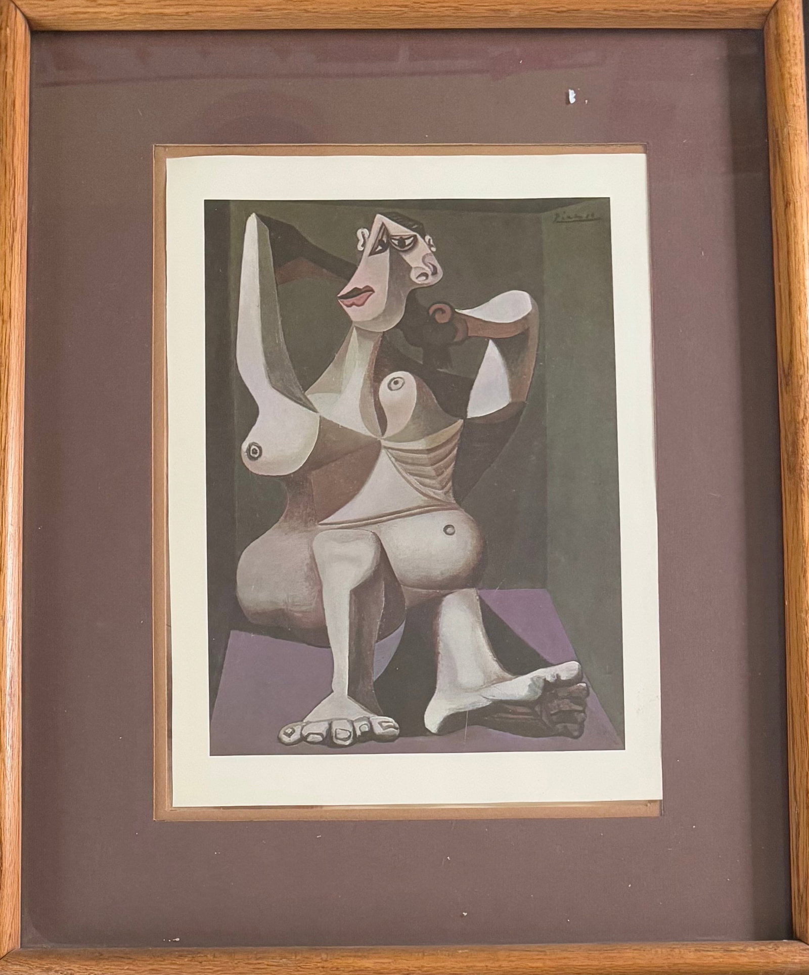 Pablo Picasso Print: Pablo Picasso Print Size: 9x12 inches