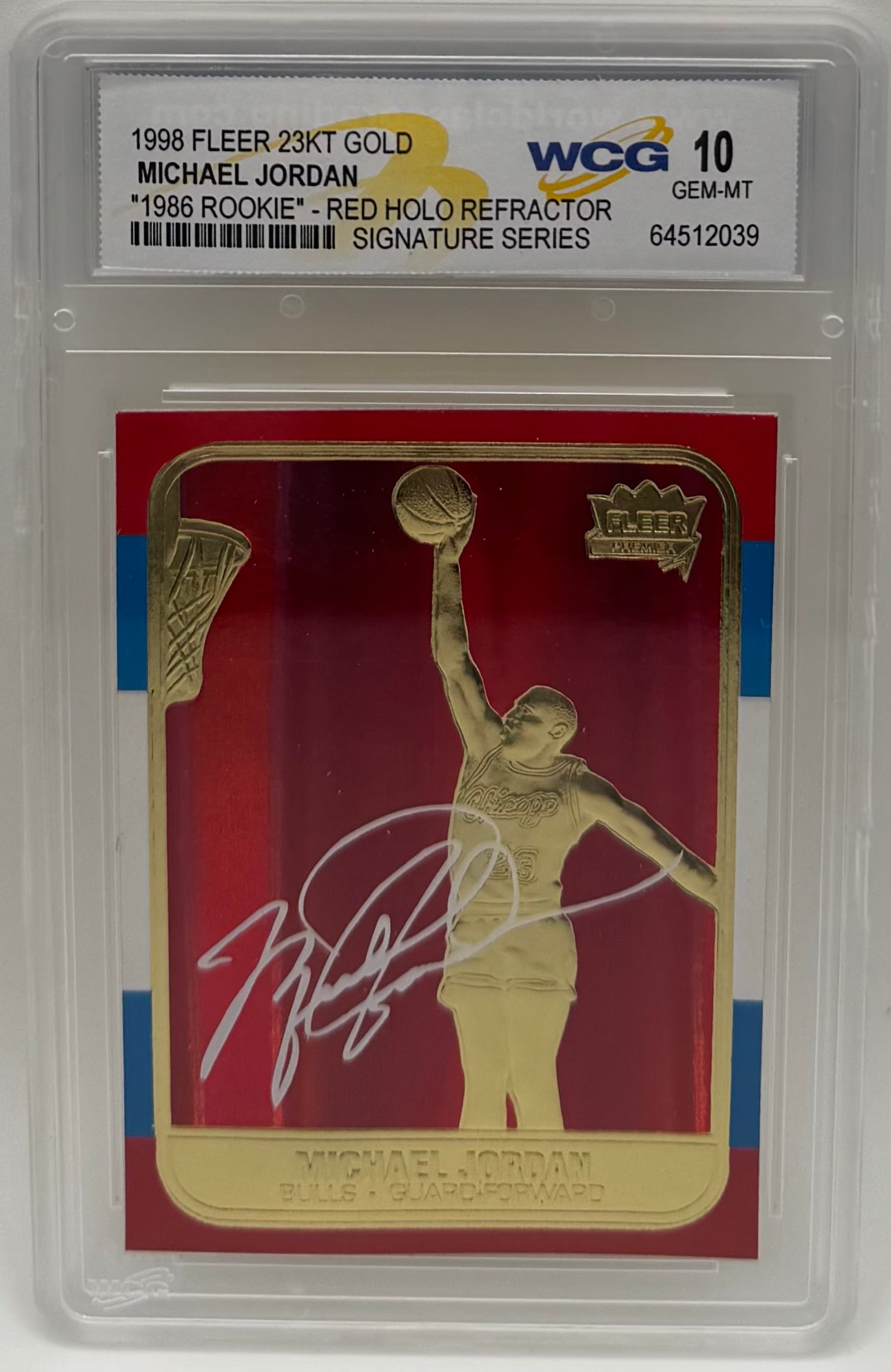 Michael Jordan Red Holo Signature Series (1 of 2)