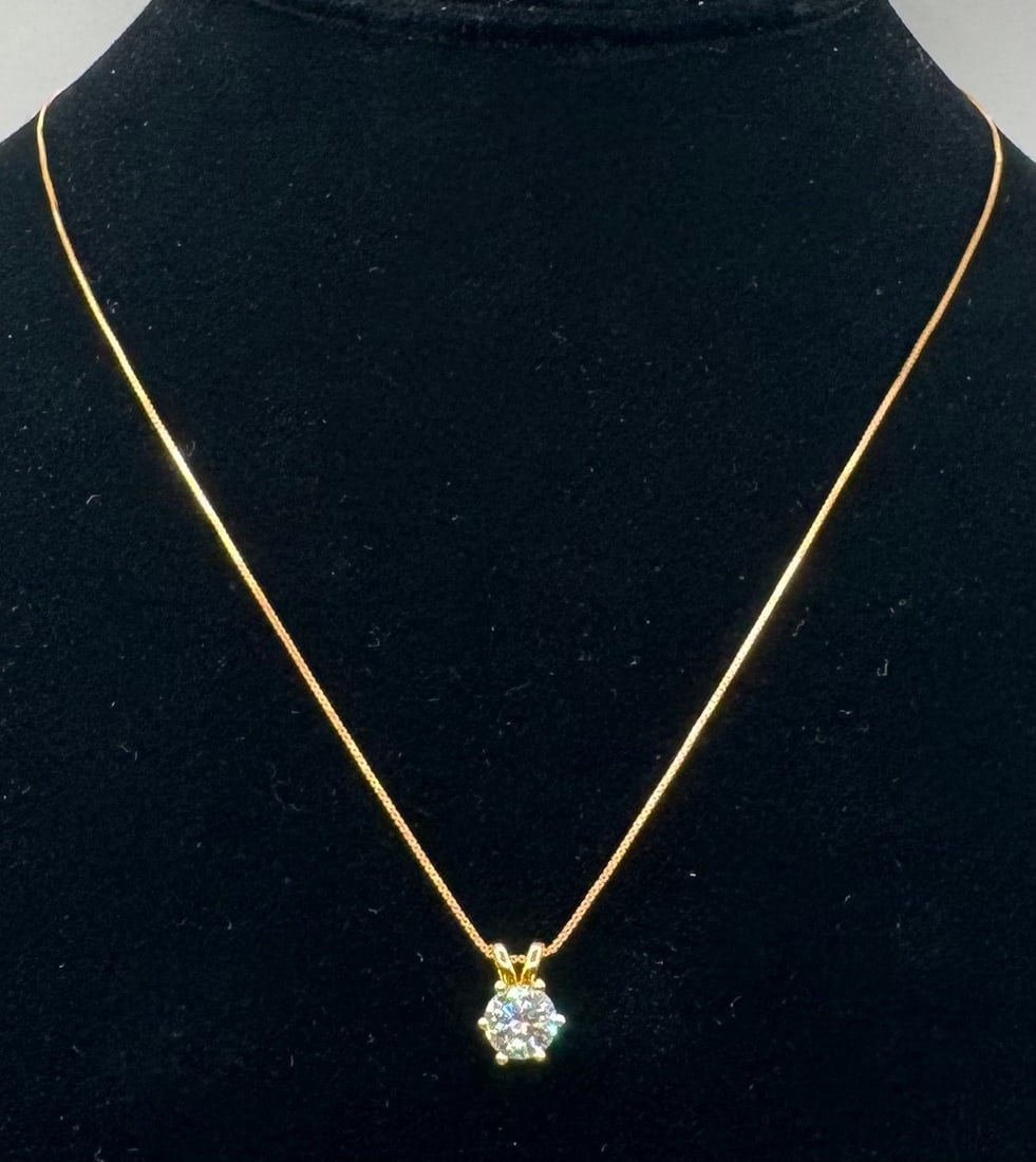 Light Blue VVS Necklace (1 of 2)