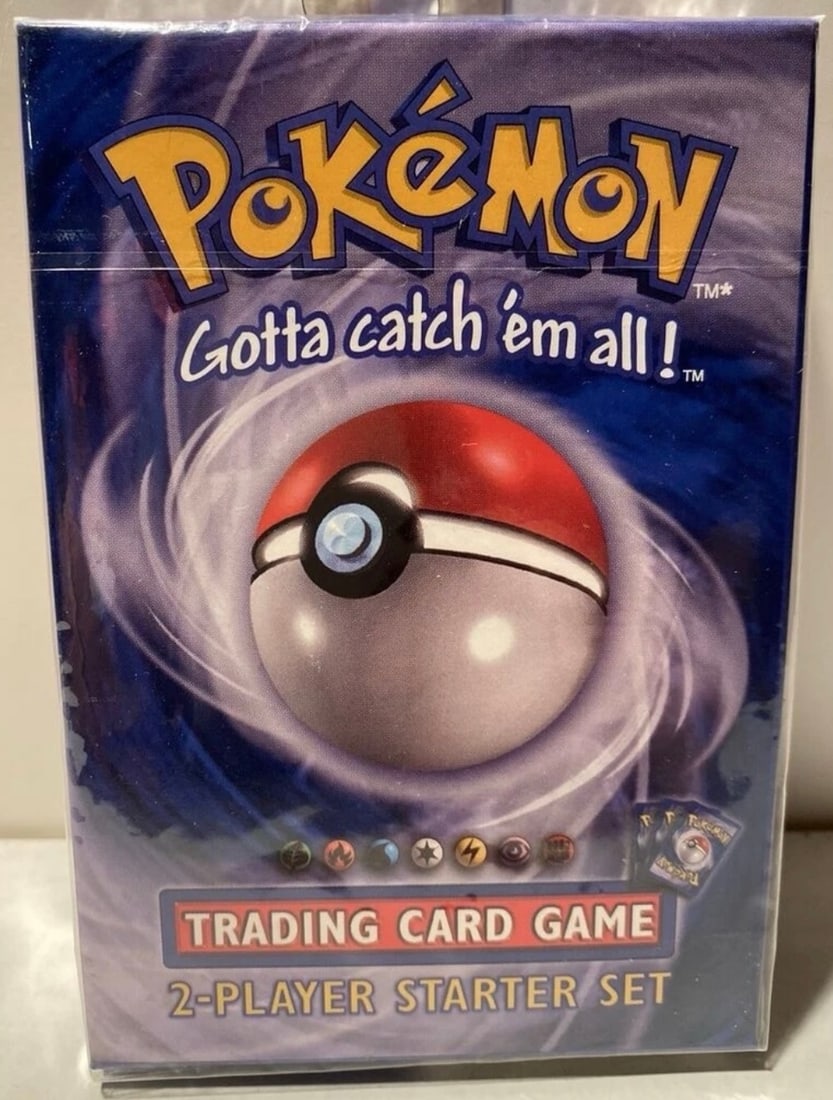 Sealed 1999 Pokemon Base Set 2-Player Starter Set Theme Deck (1 of 2)