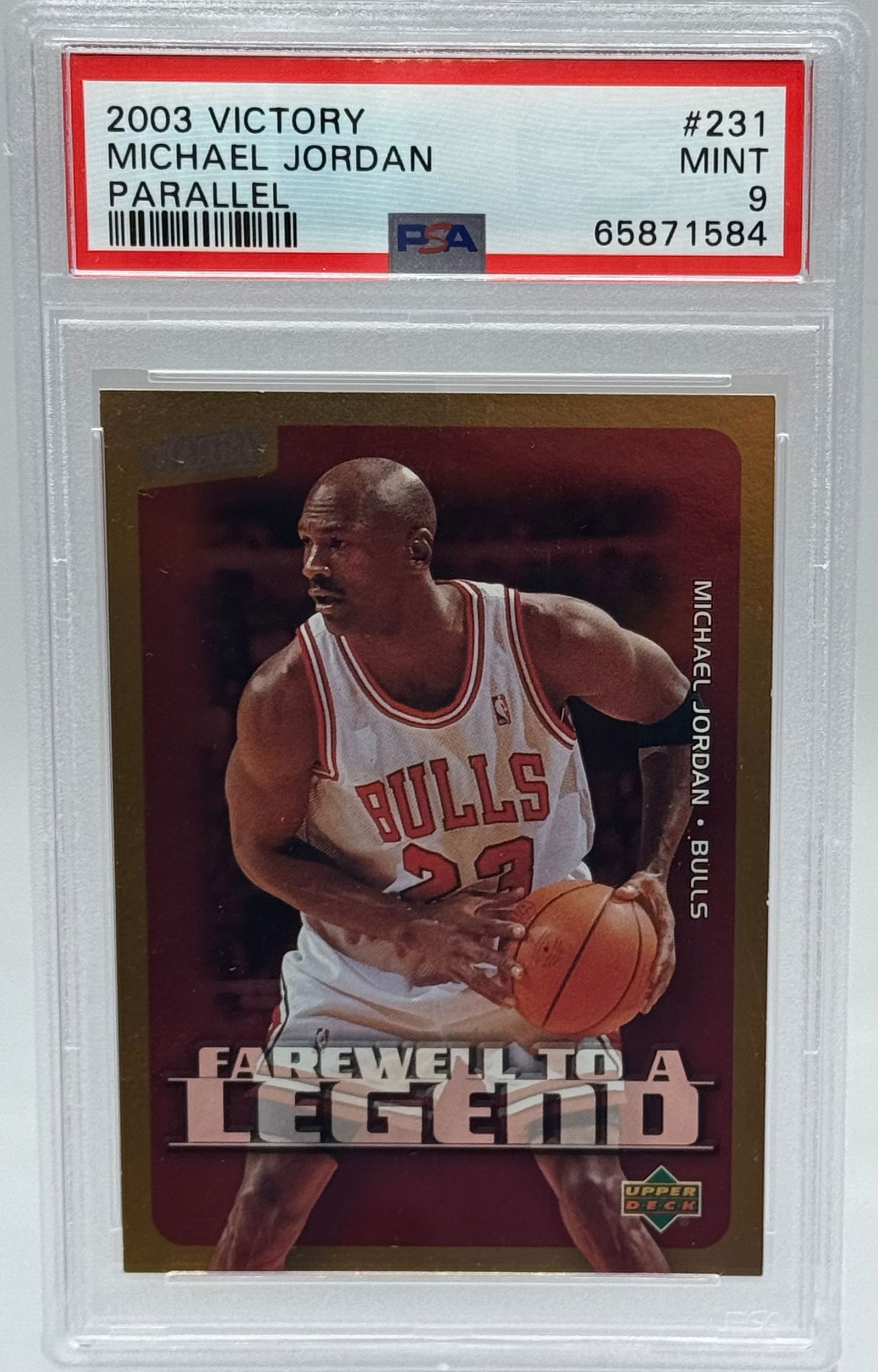 Michael Jordan Parallel Basketball Card (1 of 2)