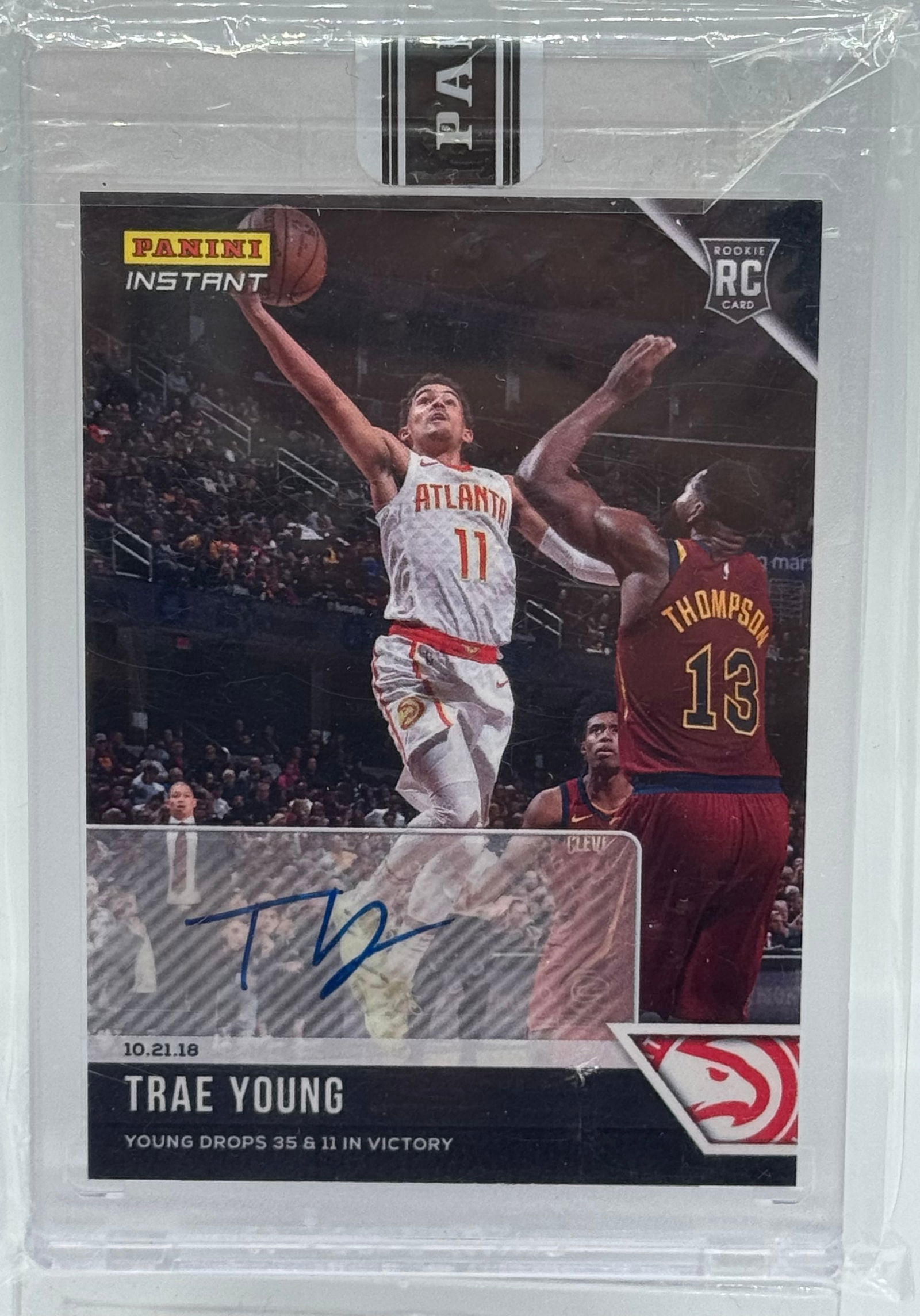 Trae Young Auto Rookie Card (1 of 1)