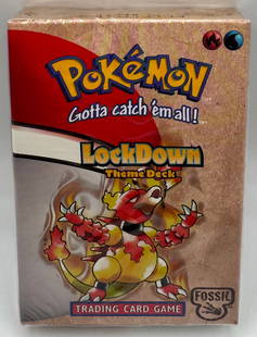 Sealed 1999 Lockdown Pokemon Theme Deck: Sealed 1999 Lockdown Pokemon Theme Deck