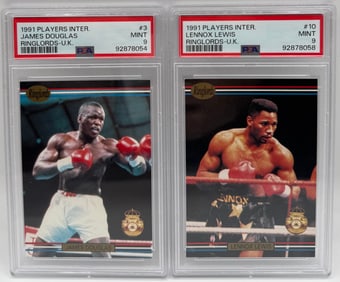 James Douglas & Lennox Lewis Cards