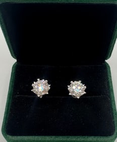 2 Carats VVS Earrings