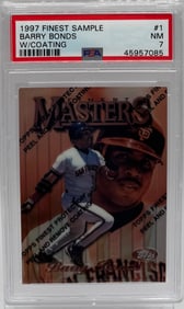 Barry Bonds W Coating Card
