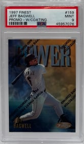 1997 Finest Jeff Bagwell Promo With Coating