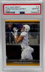 Christian McCaffrey Gold Card