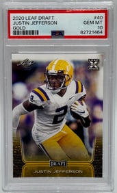 Justin Jefferson Gold Rookie