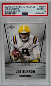 Joe Burrow Rookie Silver