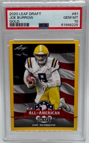Joe Burrow Gold Rookie Card