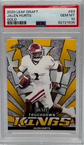 Jalen Hurts Gold Rookie