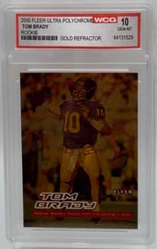 Tom Brady Rookie Gold Refractor